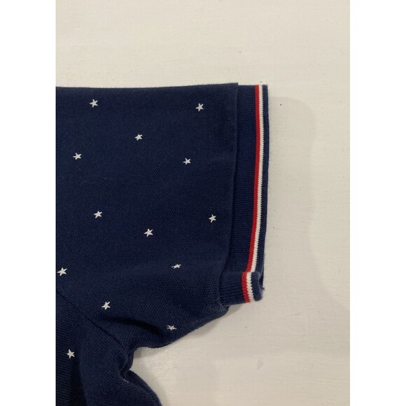 Polo Ralph Lauren Shirt Men’s M Blue Star Print Classic Fit Polo Preppy Golf - Picture 5 of 10